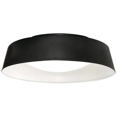 Afx Duncan 20" Wide Led Black And White Dome Ceiling Light