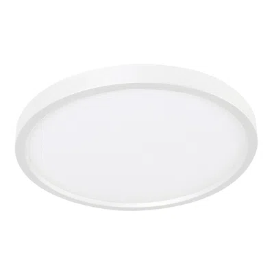 Afx Edge Round 24" Wide Black 120v Led Pendant