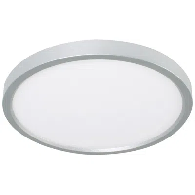 Afx Edge Round 24" Wide Satin Nickel Led Flush Mount