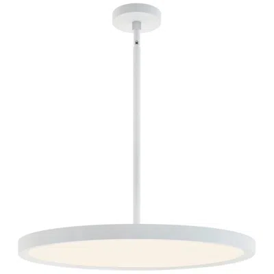 Afx Edge Round 24" Wide White Led Pendant