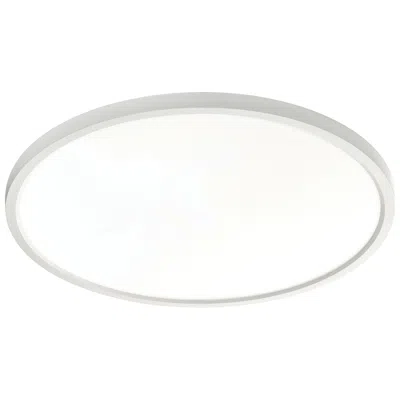 Afx Edge Round 8" Wide Black Led Flush Mount 1-10v Dimmer Compatible