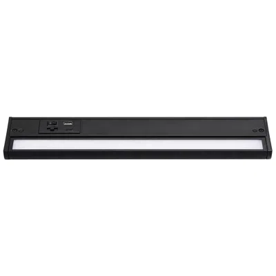 Afx Elena 14" Wide Black Led Under Cabinet Light
