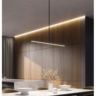 Afx Elizabeth 42'' Led Pendant - 25w - Light In Black