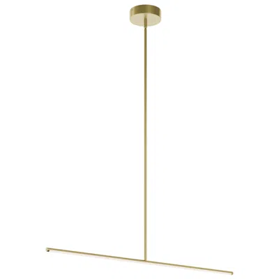 Afx Elizabeth 42" Wide Light Antique Brass 25w Led Pendant
