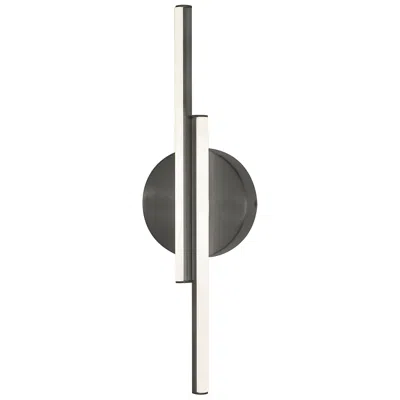 Afx Ella 10 3/4" High Black Ada Led Wall Sconce