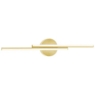 Afx Ella 24 1/4" Wide Satin Brass 2-light Led Bath Light