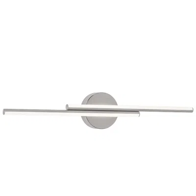Afx Ella 24 1/4" Wide Satin Nickel Led Bath Vanity Light.
