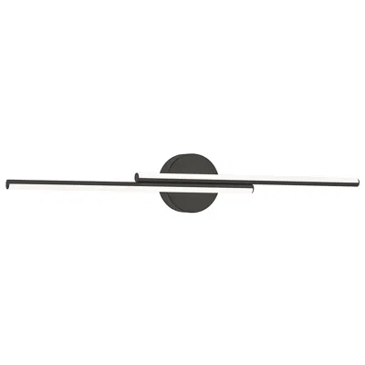 Afx Ella 30" Wide Black Led Vanity Light