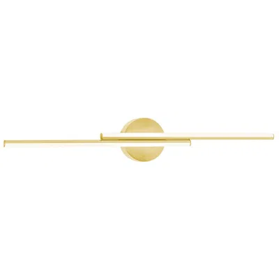 Afx Ella 30" Wide Satin Brass 2-light Led Bath Light