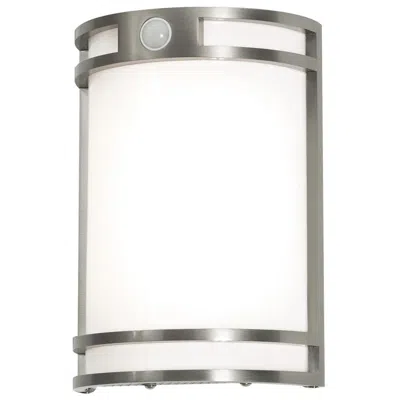 Afx Elston 10" High Brushed Aluminum Dusk To Dawn Outdoor Led Light
