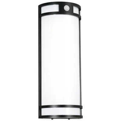 Afx Elston 18" High Black Finish Dusk To Dawn Outdoor Led Light