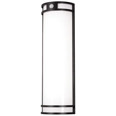 Afx Elston 24" High Black Finish Dusk To Dawn Outdoor Led Light