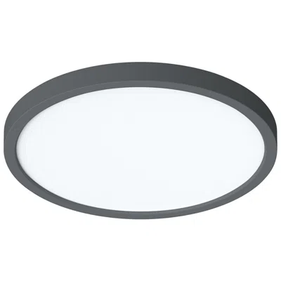 Afx Eon 14" Wide Black 28w Led Flush Mount