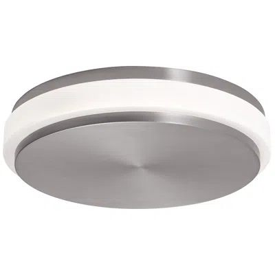 Afx Eris 14" Wide Satin Nickel Led Ceiling Flush Mount