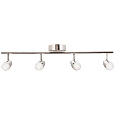 Afx Eva 4-light Polished Chrome Led Track Fixture