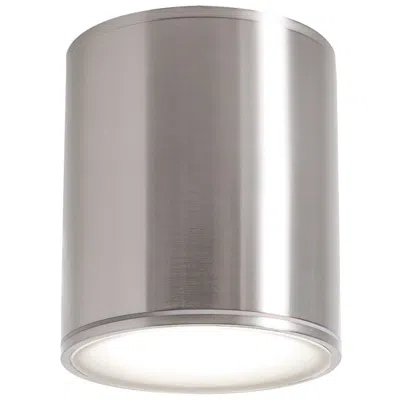 Afx Everly 4.25" Wide Satin Nickel Adjustable Cct Outdoor Led Ceiling Ligh