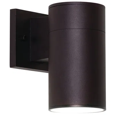 Afx Everly 8" High Black Adjustable Cct Outdoor Led Wall Sconce