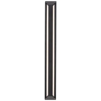 Afx Fulton 36" High Black Led Outdoor Sconce