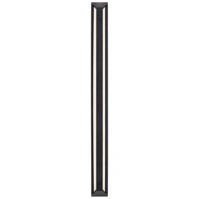 Afx Fulton 48" High Black Led Outdoor Sconce