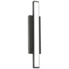 Afx Gale 24" Black Finish Rectangular Led Outdoor Wall Sconce Light