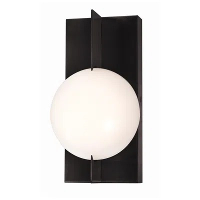 Afx Gates 10" High Black Ada Led Wall Sconce