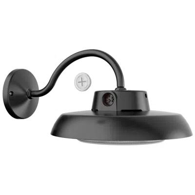 Afx Gilbert 10.25" High Black Led Outdoor Sconce