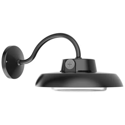 Afx Gilbert 7.5" High Black Led Outdoor Sconce