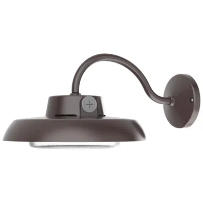 Afx Gilbert 7.5" High Bronze Led Outdoor Sconce In Black