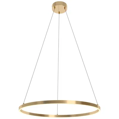 Afx Glo 36" Led Pendant Light - Satin Brass - 3000k
