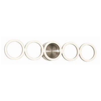 Afx Glo Satin Nickel Bath/vanity In Neutral