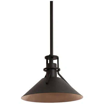 Afx Gus 10" Black Led Outdoor Pendant