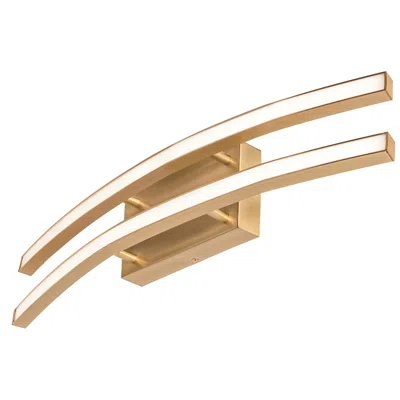 Afx Harper 24 3/4" Wide Satin Brass 2-light Led Bath Light