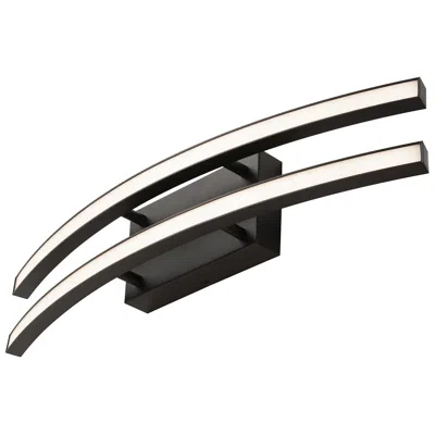 Afx Harper 25" Led Vanity - Black Finish