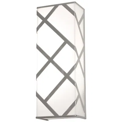 Afx Haven 12.75-in Led Sconce - 17w 120-277v - Satin Nickel In Gray