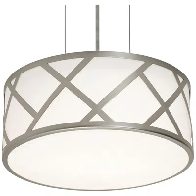 Afx Haven 13" Pendant - Satin Nickel Finish