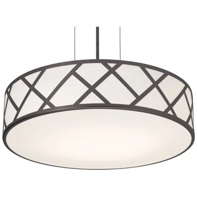 Afx Haven 16.75" Wide Black Pendant