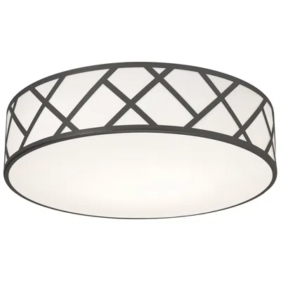 Afx Haven 17" Flush Mount - Black Finish
