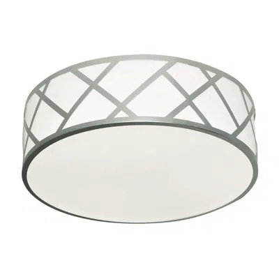 Afx Haven 17" Led Flushmount - 30w 120-277v - Satin Nickel