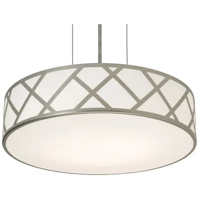 Afx Haven 17" Pendant - Satin Nickel Finish