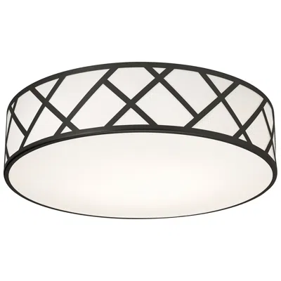 Afx Haven 21" Flush Mount - Black Finish