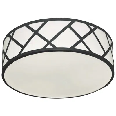 Afx Haven 21" Led Flushmount - 42w 120-277v - Black