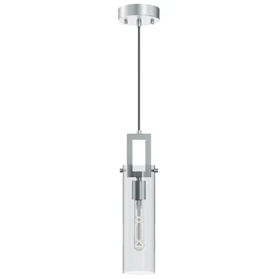 Afx Houston 3.5" Wide Satin Nickel Pendant