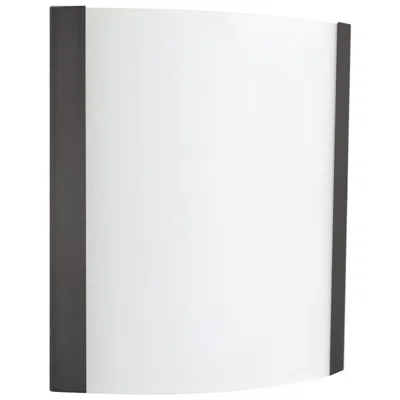 Afx Ideal 10" High Black Led Sconce In White