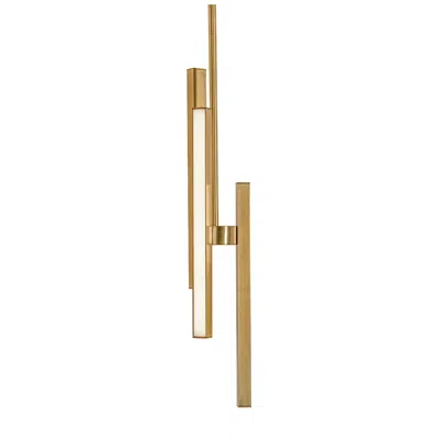 Afx Indra 4" Satin Brass Led Pendant
