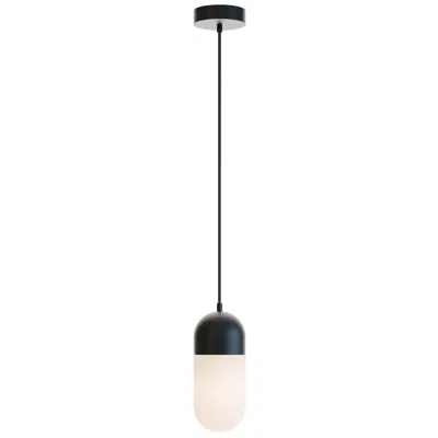 Afx Irvine 4.75" Wide Black Aluminum Led Pendant