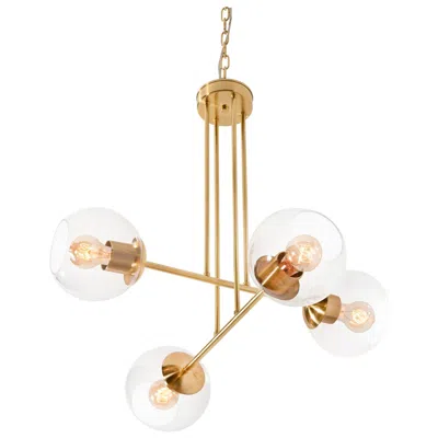 Afx Jamie 25" Pendant - Satin Brass