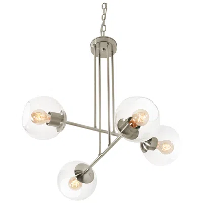 Afx Jamie 25" Pendant - Satin Nickel