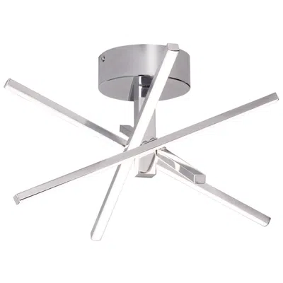 Afx Jaxx Flushmount Led 26w - Polished Chrome - White