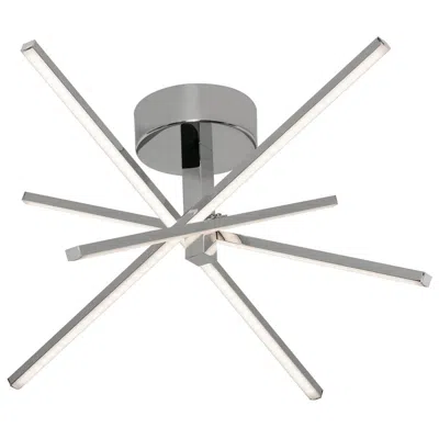 Afx Jaxx Flushmount - Led 32w - 1900 Lm - 120v - Polished Chrome