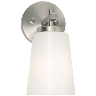 Afx Joanna 1 Light Sconce - Satin Nickel
